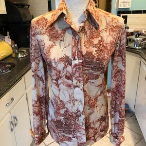 Vintage Polyester Shirt 70s